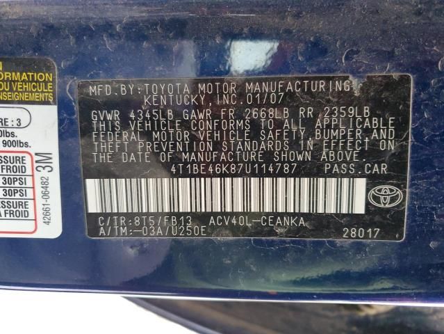 2007 Toyota Camry CE