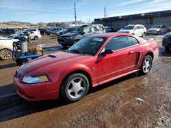 Salvage cars for sale from Copart Colorado Springs, CO: 2000 Ford Mustang