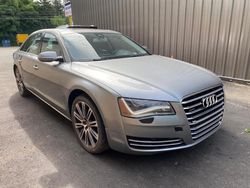 Salvage cars for sale from Copart Mendon, MA: 2011 Audi A8 L Quattro