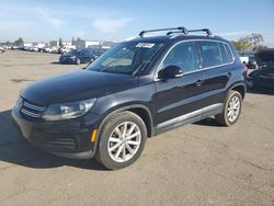 Salvage cars for sale from Copart Bakersfield, CA: 2017 Volkswagen Tiguan Wolfsburg