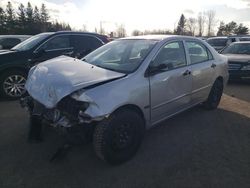 Toyota Corolla salvage cars for sale: 2007 Toyota Corolla CE