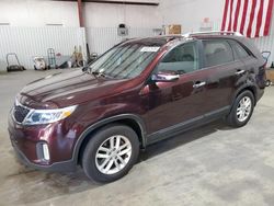 Salvage cars for sale from Copart Lufkin, TX: 2015 KIA Sorento LX