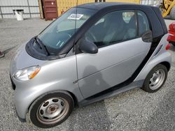 Smart Fortwo salvage cars for sale: 2015 Smart Fortwo Pure