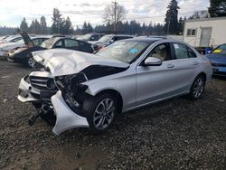 Mercedes-Benz c-Class salvage cars for sale: 2016 Mercedes-Benz C 300 4matic