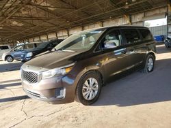 KIA Sedona lx salvage cars for sale: 2016 KIA Sedona LX