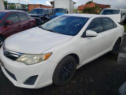 Salvage cars for sale from Copart Kapolei, HI: 2012 Toyota Camry Base