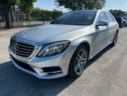 Mercedes-Benz s-Class salvage cars for sale: 2017 Mercedes-Benz S 550