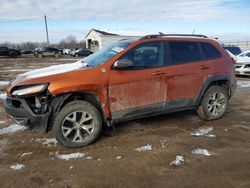 Jeep Cherokee salvage cars for sale: 2015 Jeep Cherokee Trailhawk