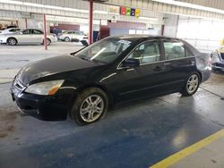 Honda Accord salvage cars for sale: 2007 Honda Accord EX