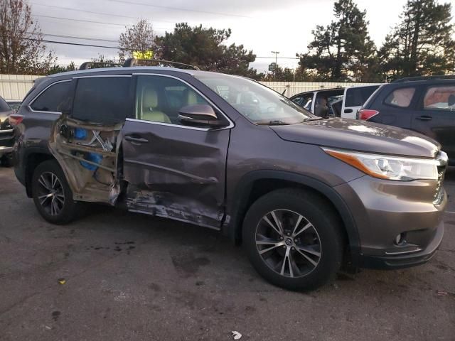 2016 Toyota Highlander XLE