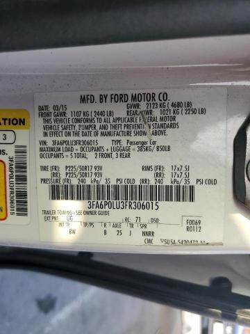 2015 Ford Fusion SE Hybrid