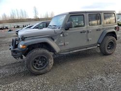 Jeep Wrangler Unlimited Sport salvage cars for sale: 2018 Jeep Wrangler Unlimited Sport