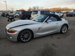 BMW z4 salvage cars for sale: 2004 BMW Z4 2.5