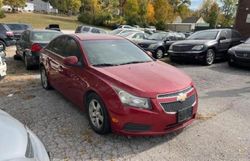 Chevrolet Cruze salvage cars for sale: 2012 Chevrolet Cruze LT