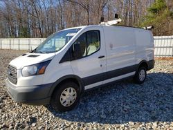 Salvage cars for sale from Copart West Warren, MA: 2018 Ford Transit T-250