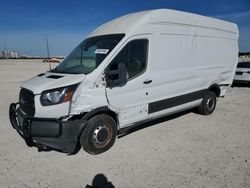 Salvage cars for sale from Copart New Braunfels, TX: 2019 Ford Transit T-350