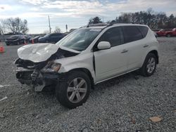 Nissan Murano salvage cars for sale: 2007 Nissan Murano SL