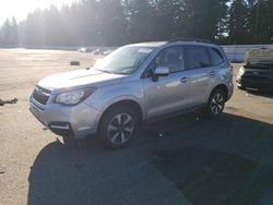 Subaru Forester salvage cars for sale: 2018 Subaru Forester 2.5I Premium