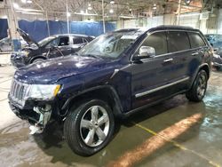 Jeep Grand Cherokee salvage cars for sale: 2012 Jeep Grand Cherokee Overland