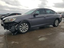 Vehiculos salvage en venta de Copart Grand Prairie, TX: 2013 Honda Accord EX