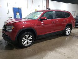 Volkswagen Atlas salvage cars for sale: 2018 Volkswagen Atlas S