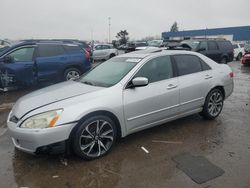 Honda Accord Vehiculos salvage en venta: 2005 Honda Accord EX