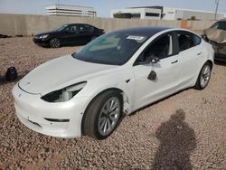 Tesla salvage cars for sale: 2021 Tesla Model 3