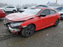 Honda salvage cars for sale: 2019 Honda Civic EX