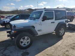 Jeep Wrangler Sport salvage cars for sale: 2021 Jeep Wrangler Sport