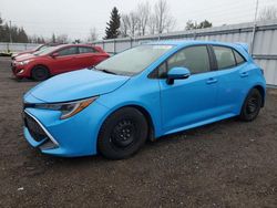 Toyota Corolla salvage cars for sale: 2019 Toyota Corolla SE