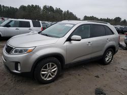 Salvage cars for sale from Copart Mendon, MA: 2014 KIA Sorento LX