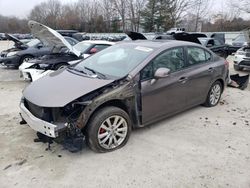 Honda Civic salvage cars for sale: 2012 Honda Civic EX