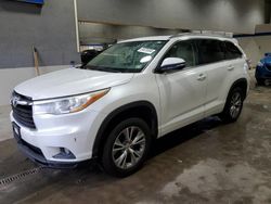 Toyota Highlander salvage cars for sale: 2014 Toyota Highlander XLE