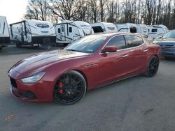 Maserati Ghibli s salvage cars for sale: 2015 Maserati Ghibli S