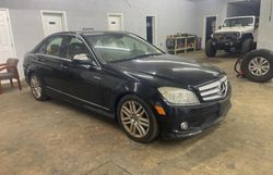 Mercedes-Benz salvage cars for sale: 2009 Mercedes-Benz C 300 4matic