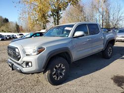 Toyota Tacoma Double cab salvage cars for sale: 2018 Toyota Tacoma Double Cab