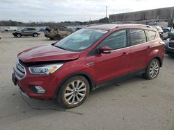 Ford Vehiculos salvage en venta: 2017 Ford Escape Titanium