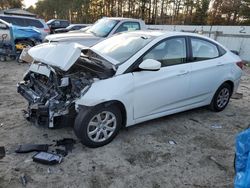 Hyundai Accent salvage cars for sale: 2012 Hyundai Accent GLS