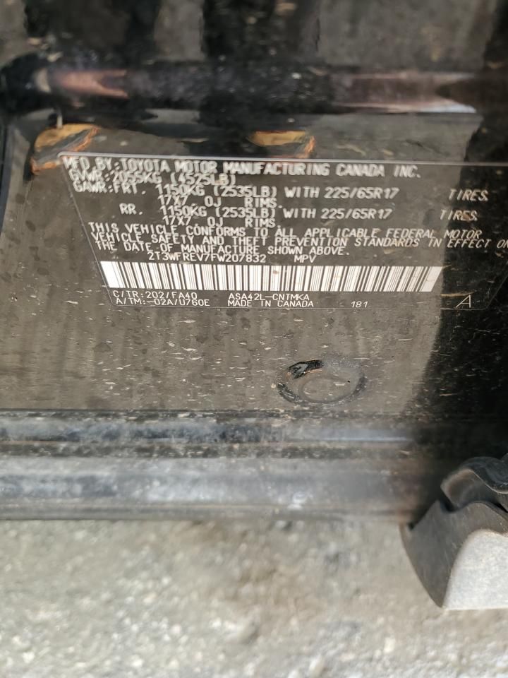 2015 Toyota Rav4 xle