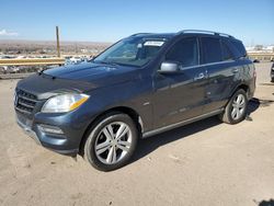 Mercedes-Benz salvage cars for sale: 2012 Mercedes-Benz ML 350 4matic