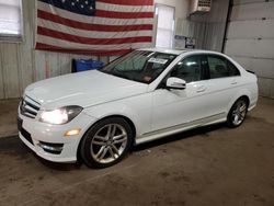 Mercedes-Benz salvage cars for sale: 2014 Mercedes-Benz C 300 4matic