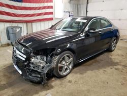 Mercedes-Benz salvage cars for sale: 2016 Mercedes-Benz C 300 4matic