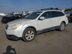 Salvage cars for sale from Copart Bakersfield, CA: 2010 Subaru Outback 2.5I Premium