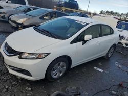 Honda salvage cars for sale: 2015 Honda Civic LX