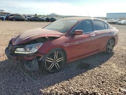 Honda Accord salvage cars for sale: 2017 Honda Accord Sport