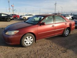 Toyota Camry salvage cars for sale: 2003 Toyota Camry LE