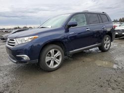 Toyota Highlander salvage cars for sale: 2011 Toyota Highlander Limited