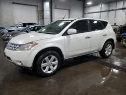 Nissan Murano salvage cars for sale: 2007 Nissan Murano SL