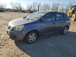 Pontiac Vibe salvage cars for sale: 2009 Pontiac Vibe