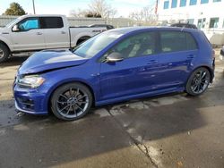 Volkswagen Golf salvage cars for sale: 2017 Volkswagen Golf R